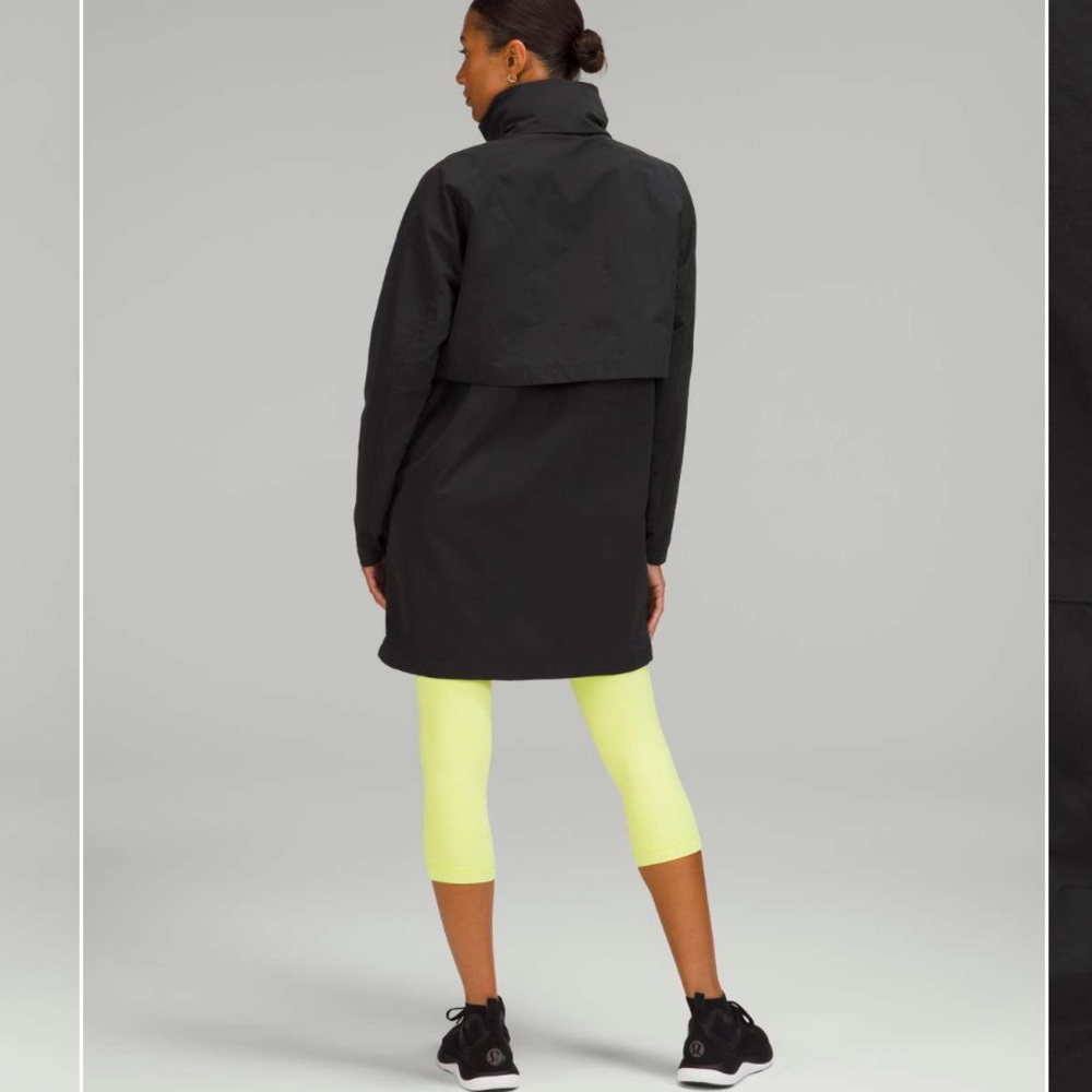 Lululemon Always Effortless Long Jacket Black Size 6 - Picture 8 of 8